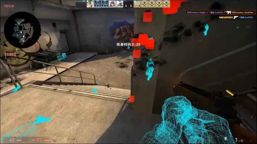 CSGO透视效果:揭秘虚拟战场的隐形杀手