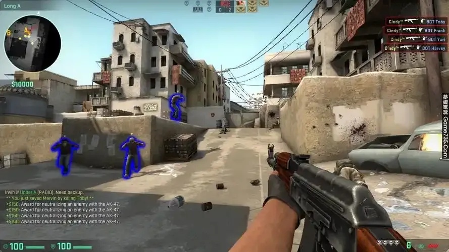 CSGO透视效果:揭秘虚拟战场的隐形杀手