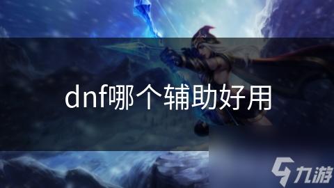 dnf手游辅助哪个好用