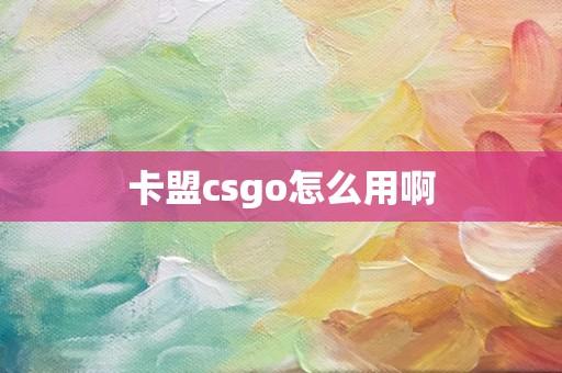 卡盟CSGO交易平台官方网站介绍与详情